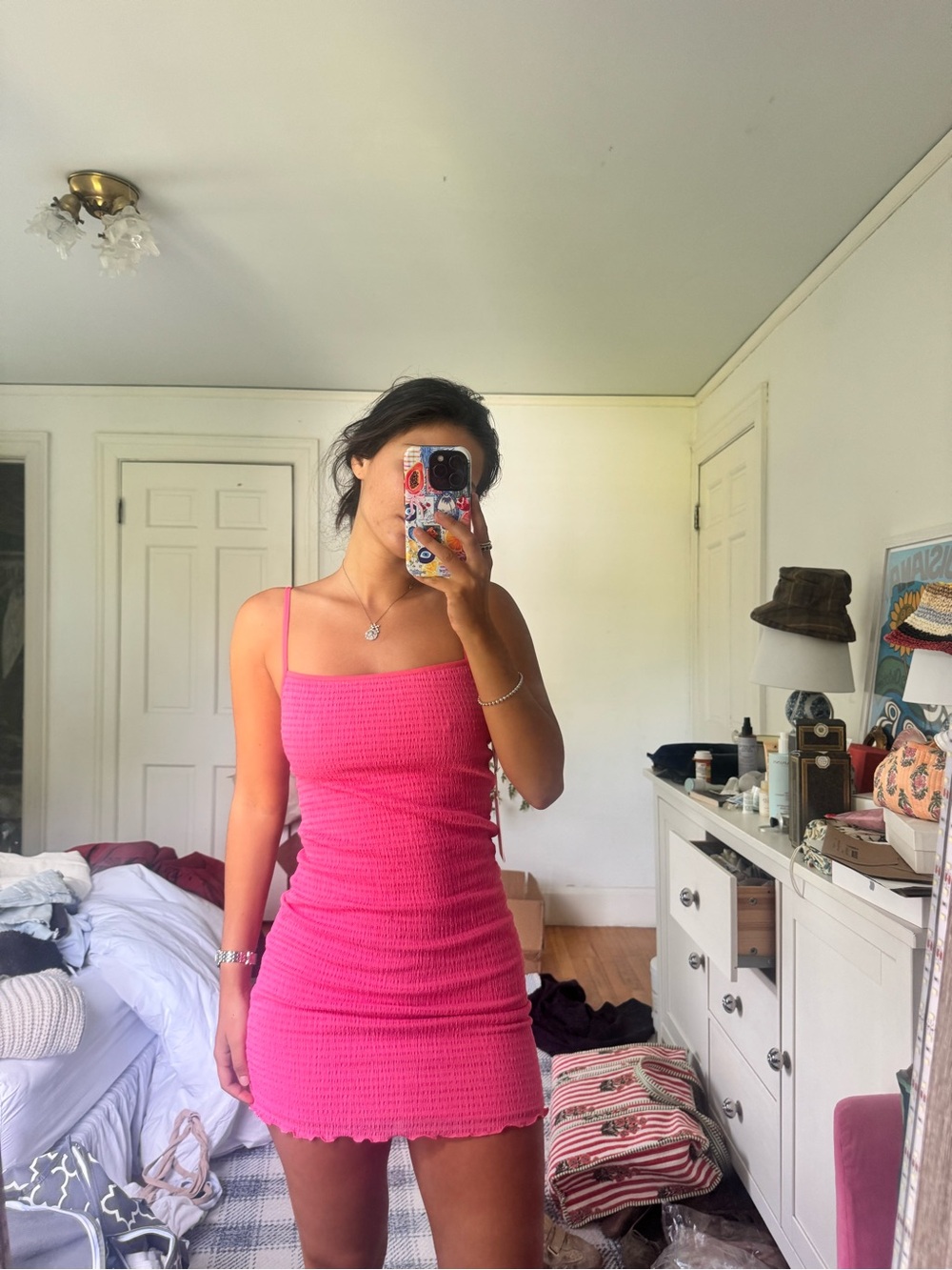 Aritzia Wilfred Jazz Pink mini dress brand new with tags size S
